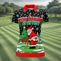Christmas Stop Looking At My Putt Golf Shirt, Ladies Golf Shirts, Ladies Golf Apparel