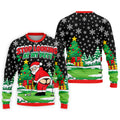 Christmas Stop Looking At My Putt Golf Shirt, Mens Golf Polo, Golf Shirts For Men