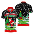 Christmas Stop Looking At My Putt Golf Shirt, Mens Golf Polo, Golf Shirts For Men