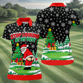 Christmas Stop Looking At My Putt Golf Shirt, Ladies Golf Shirts, Ladies Golf Apparel
