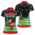 Christmas Stop Looking At My Putt Golf Shirt, Ladies Golf Shirts, Ladies Golf Apparel