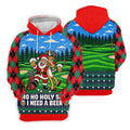 Christmas Santa Reindeer Beer Golf Shirt, Ladies Golf Shirts, Womens Golf Apparel