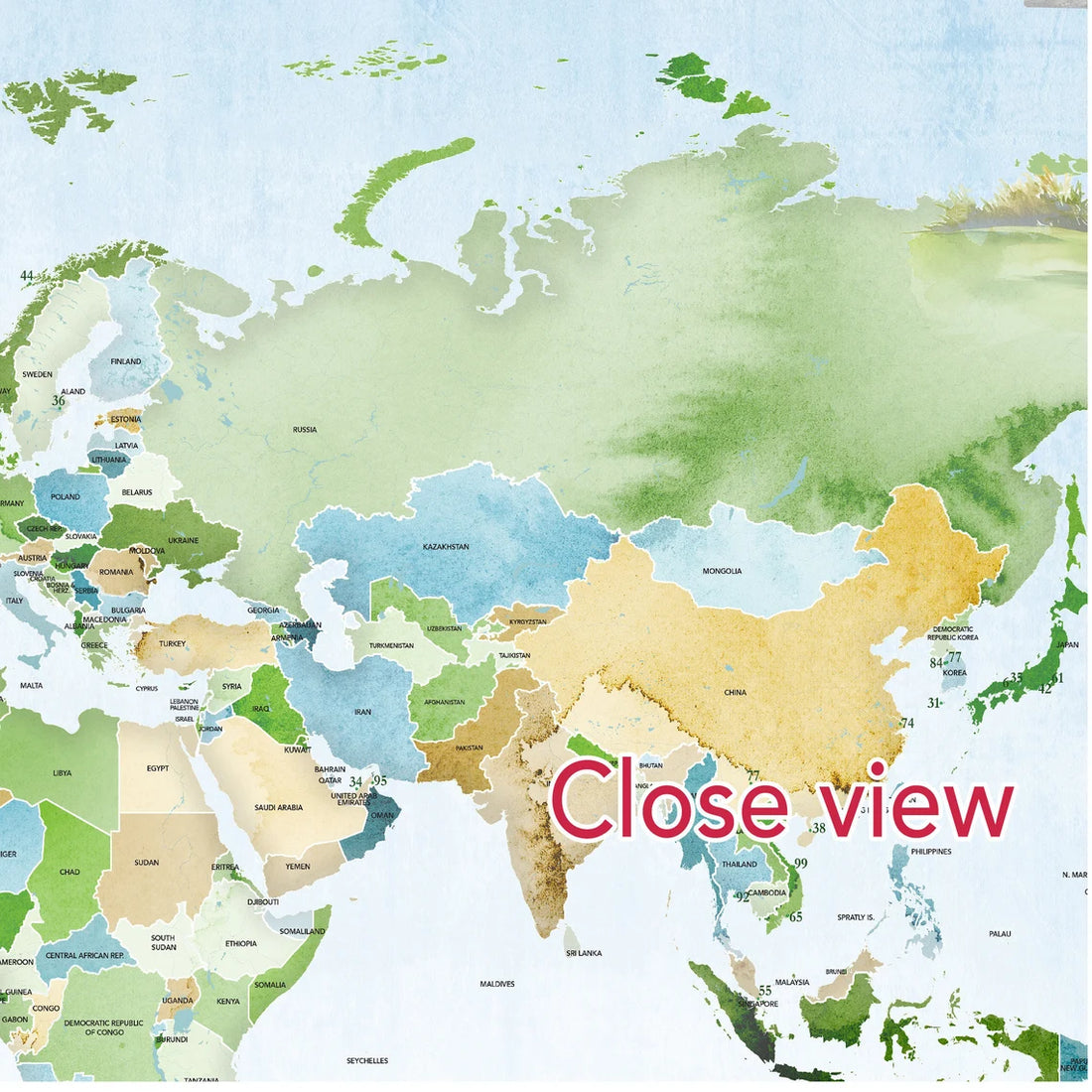 The Greatest Golf Course Canvas, Golf Wall Art, Gift For Golfers