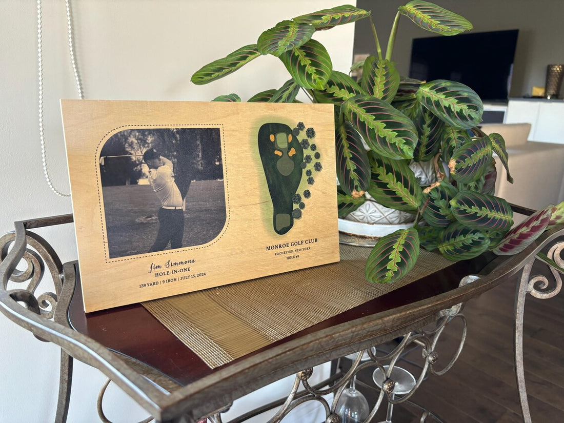 Custom Hole-in-One Golf Course Maps, Golf Art, Gifts For Golf Lovers