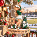 Just A Girl Who Loves Golf (Maddie/Katie) Emerald